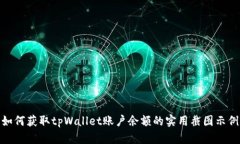 如何获取tpWallet账户余额的