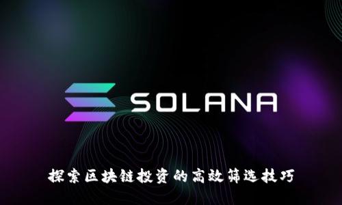 探索区块链投资的高效筛选技巧